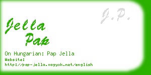 jella pap business card